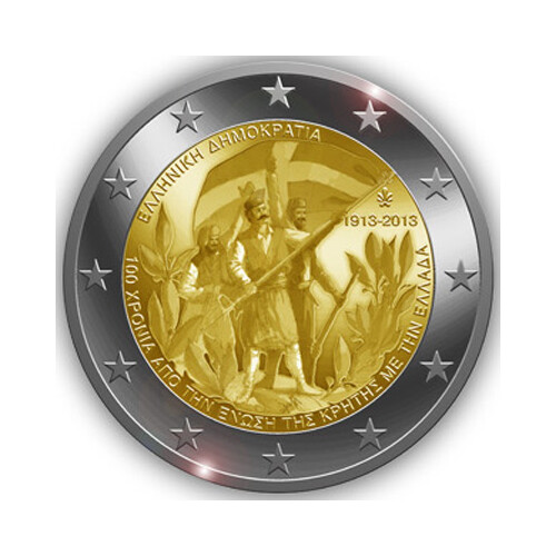 2 Euro Gedenkmünze Griechenland 2013 bfr. - Kreta