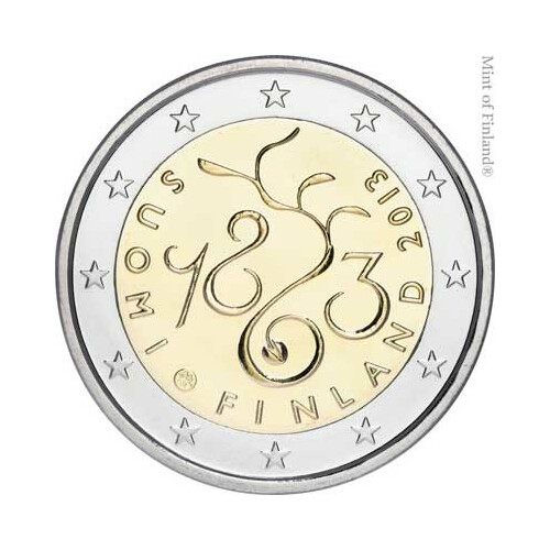 2 Euro Gedenkmünze Finnland 2013 bfr. - Parlament