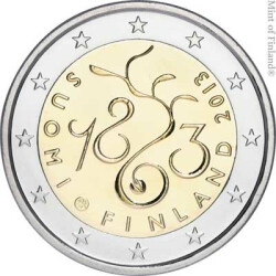 2 Euro Gedenkm&uuml;nze Finnland 2013 bfr. - Parlament