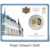 2 Euro Gedenkmünze Luxemburg 2013 st - Nationalhymne - in CoinCard