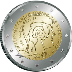 2 Euro Gedenkm&uuml;nze Niederlande 2013 bfr. - 200...