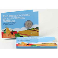 2 Euro Gedenkmünze Portugal 2014 PP - Landwirtschaft...