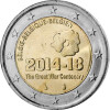 2 Euro Gedenkmünze Belgien 2014 bfr. - 1. Weltkrieg 1914-1918