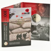 2 Euro Gedenkmünze Belgien 2014 st - 1. Weltkrieg 1914-1918 - in Karte