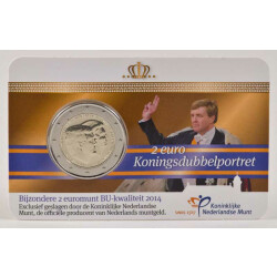 2 Euro Gedenkm&uuml;nze Niederlande 2014 -...