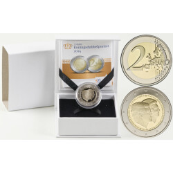 2 Euro Gedenkmünze Niederlande 2014 PP -...