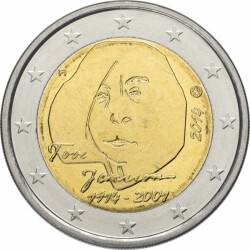 2 Euro Gedenkm&uuml;nze Finnland 2014 bfr. - Tove...