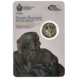 2 Euro Gedenkmünze San Marino 2014 - Donato Bramante - im Blister