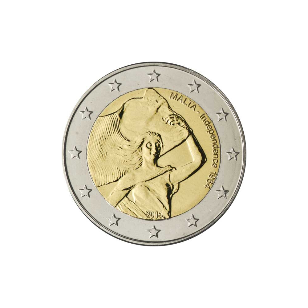 Piece 2 Euro Galileo Galilei Valeur 2 Euro Gedenkmünze Malta 2014 bfr. - Unabhängigkeit 1964, 7,95 €