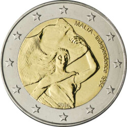 2 Euro Gedenkmünze Malta 2014 bfr. -...