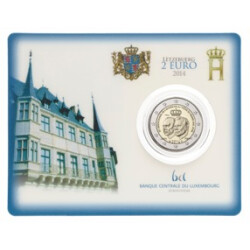 2 Euro Gedenkmünze Luxemburg 2014 st -...