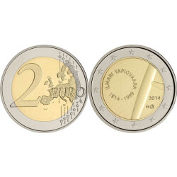 2 Euro Gedenkmünze Finnland 2014 PP - Ilmari Tapiovaara