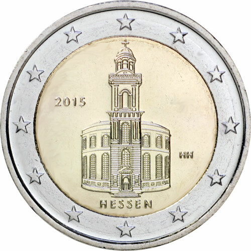 2 Euro Gedenkmünze Deutschland 2015 bfr. - Paulskirche (D)