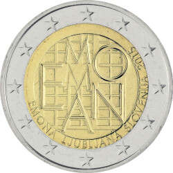 2 Euro Gedenkmünze Slowenien 2015 bfr. -...