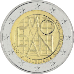 2 Euro Gedenkmünze Slowenien 2015 bfr. -...