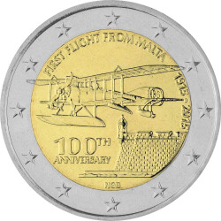 2 Euro Gedenkmünze Malta 2015 bfr. - 100 Jahre...