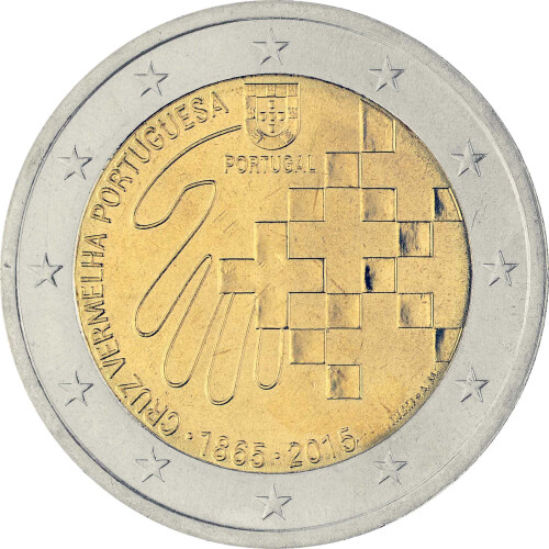 2 Euro Gedenkmünze Portugal 2015 bfr. - 150 Jahre Rotes Kreuz