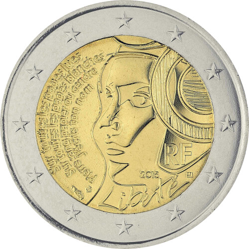 2 Euro Gedenkmünze Frankreich 2015 bfr. - Föderationsfest
