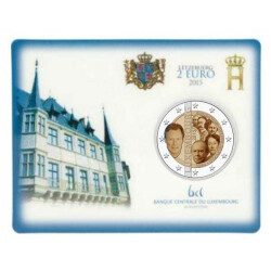 2 Euro Gedenkmünze Luxemburg 2015 st - 125 Jahre...