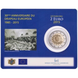 2 Euro Gedenkmünze Luxemburg 2015 st - 30 Jahre...