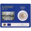 2 Euro Gedenkmünze Luxemburg 2015 st - 30 Jahre EU-Flagge - in CoinCard