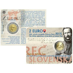 2 Euro Gedenkmünze Slowakei 2015 st - Ludovit Stur -...