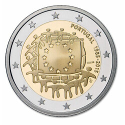 2 Euro Gedenkmünze Portugal 2015 PP - 30 Jahre...