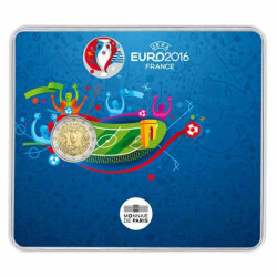 2 Euro Gedenkmünze Frankreich 2016 st - UEFA...