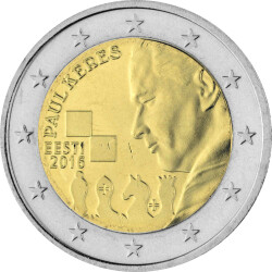 2 Euro Gedenkm&uuml;nze Estland 2016 bfr. - Paul Keres