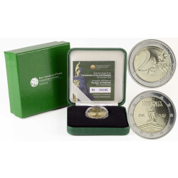 2 Euro Gedenkm&uuml;nze Irland 2016 PP -...