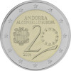 2 Euro Gedenkmünze Andorra 2014 PP - 20 Jahre Europarat - im Blister