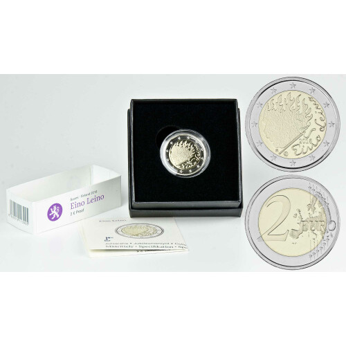 2 Euro Gedenkmünze Finnland 2016 PP - Eino Leino - im Etui