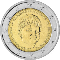 2 Euro Gedenkm&uuml;nze Belgien 2016 bfr. - Child Focus