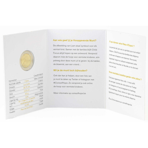 2 Euro Gedenkmünze Belgien 2016 st - Child Focus - im...