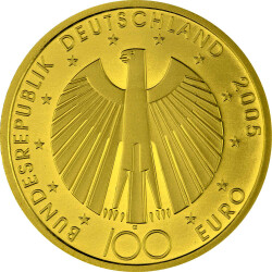 100 Euro Deutschland 2005 Gold st - Fußball-WM 2006