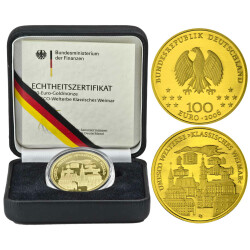 100 Euro Deutschland 2006 Gold st - UNESCO Weimar