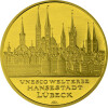 100 Euro Deutschland 2007 Gold st - UNESCO Lübeck