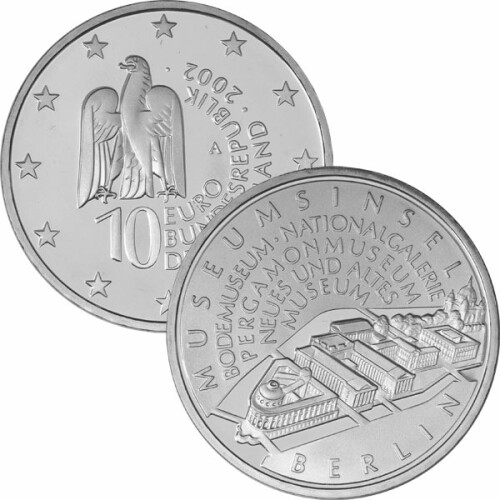 10 Euro Deutschland 2002 Silber PP - Museumsinsel