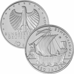 10 Euro Deutschland 2006 Silber PP - St&auml;dtehanse