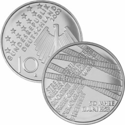 10 Euro Deutschland 2003 Silber PP - 17. Juni 1953