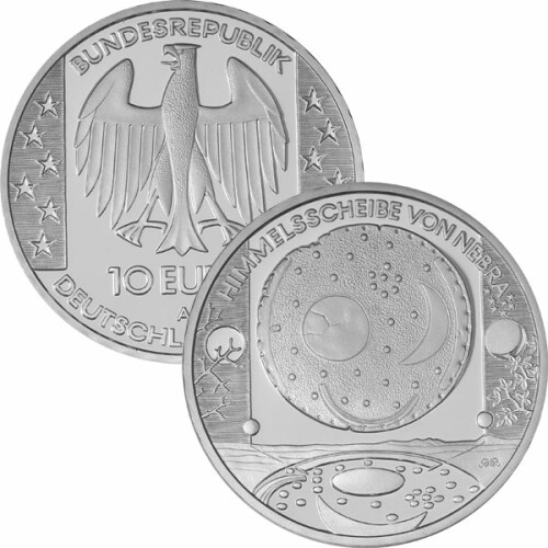 10 Euro Deutschland 2008 Silber bfr. - Himmelsscheibe