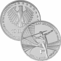 10 Euro Deutschland 2009 Silber bfr. - Leichtathletik WM