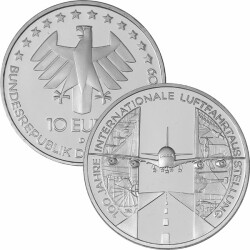 10 Euro Deutschland 2009 Silber bfr. - 100 Jahre Luftfahrt