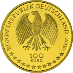 100 Euro Deutschland 2010 Gold st - UNESCO Würzburg