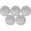 5 x 10 Euro Deutschland 2005 Silber bfr. - Fußball WM