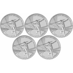 5 x 10 Euro Deutschland 2009 Silber bfr - Leichtathletik WM