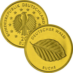 20 Euro Goldm&uuml;nze &quot;Buche&quot; -...