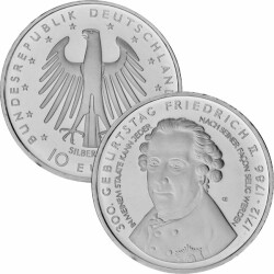 10 Euro Deutschland 2012 Silber PP - Friedrich der...