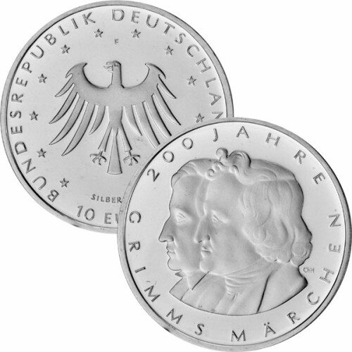 10 Euro Deutschland 2012 Silber PP - Gebrüder Grimm