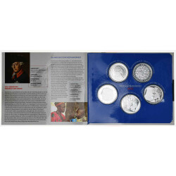 10 Euro Gedenkmünzen-Set Deutschland 2012 Polierte...